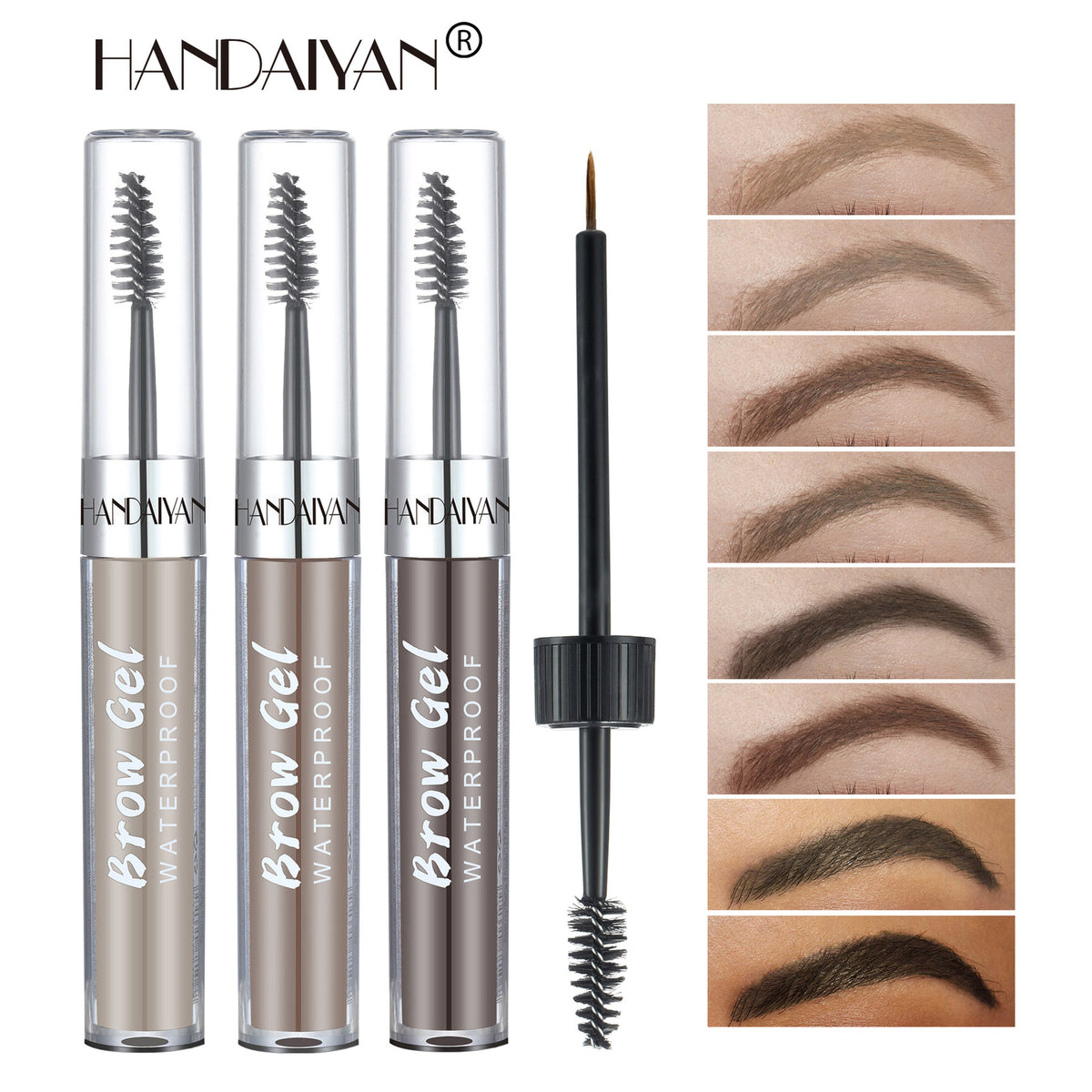Dual-Ended Eyebrow Liner Waterproof & Smudge-Proof · Quick-Dry Brow Pen & Tint