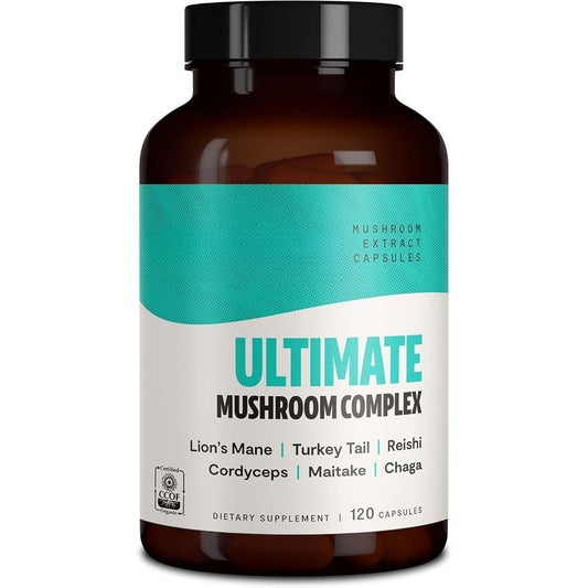 Brain Support Mushroom Blend Capsules Cognitive Function and Mental Clarity
