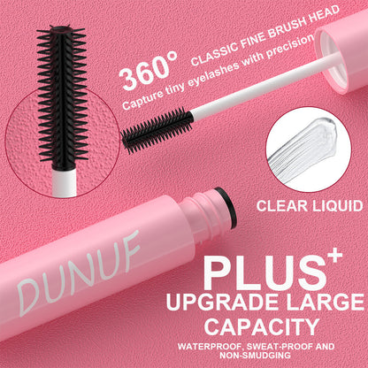Eyebrow with Brush, Transparent Eyebrow Liner Shaping Waterproof Long Lasting