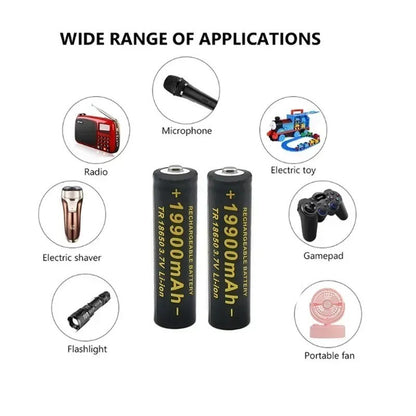 3.7V 19.9Ah High Capacity Li-ion Battery for High-Power Flashlight Light