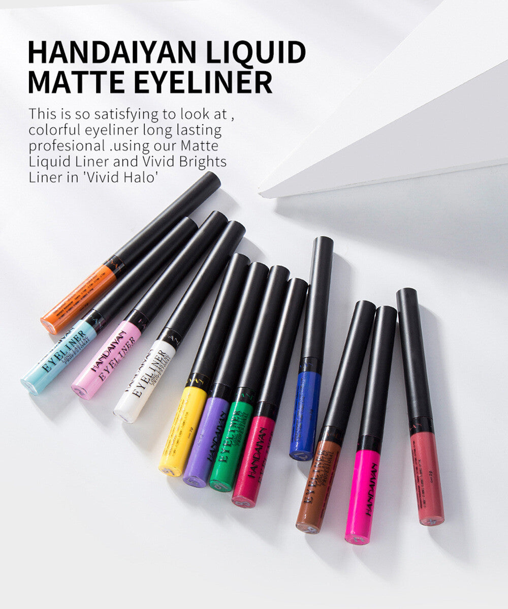 12pcs Gift Set Eye Shadow & Eyeliner Matte & Quick-Dry Makeup for Women
