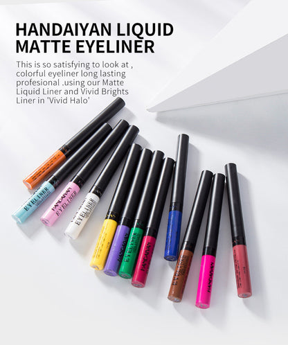 12pcs Gift Set Eye Shadow & Eyeliner Matte & Quick-Dry Makeup for Women