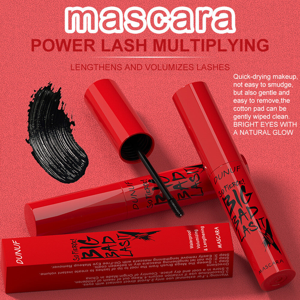 Mascara Gift Box - Volumizing & Lengthening Waterproof W/Brush Makeup for Women
