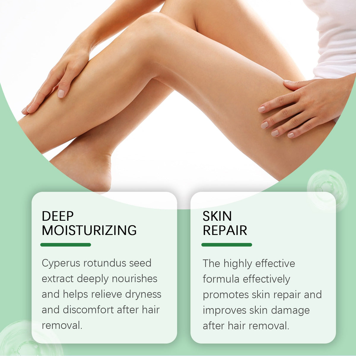 3Pack OUHOE Hair Removal Care Oil to Soothe and Calm Skin After Hair Removal