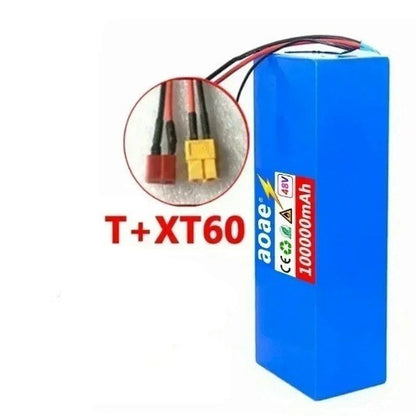 48V 100Ah 13S4P Li-ion Battery Pack for E-Scooter Mountain E-Bike