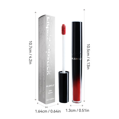 Lip Gloss Semi-Matte Long-lasting Velvet moisturizing lipgloss plump Cosmetics