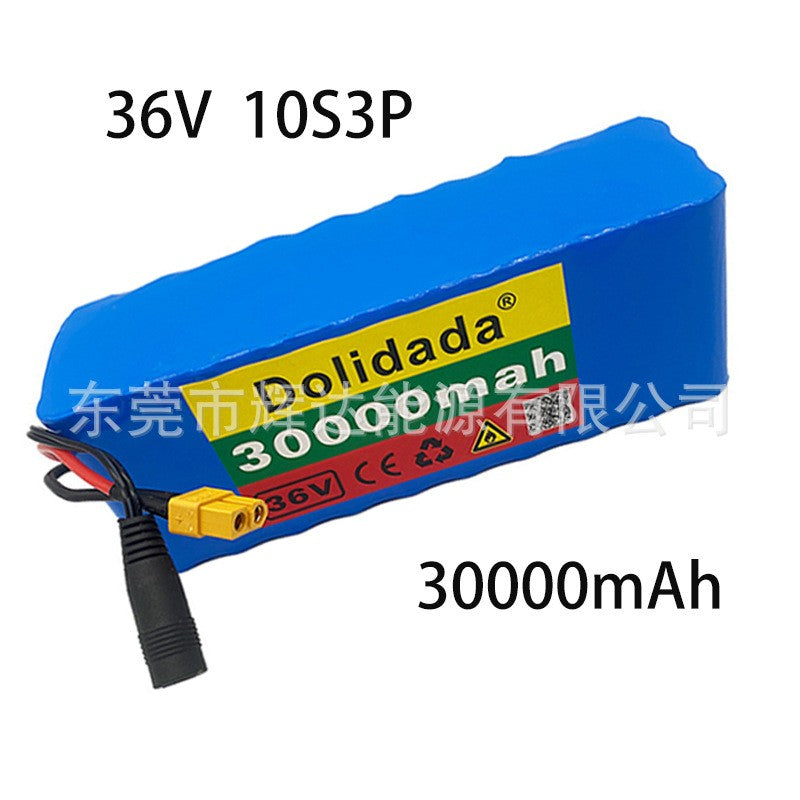 36V 30Ah 10S3P Rechargeable Li-ion Battery Pack with BMS for E-Scooter