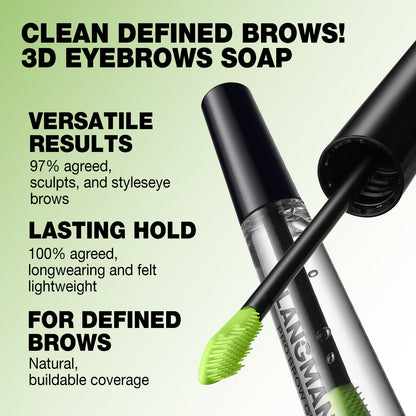 Waterproof Eyebrow Gel Long Lasting Styling Brow Setter for Natural Fluffy Look