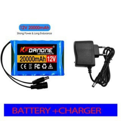 3S2P 12V 30000mAh Rechargeable Li-ion Battery Pack with BMS & Charger