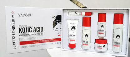 Kojic Acid Brightening Skincare Set Whitening Hydrating CleanserLotion Eye Cream