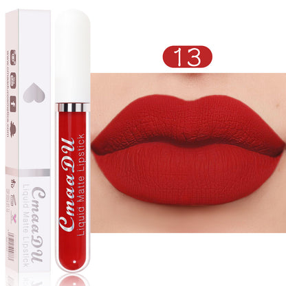 18 Colors Matte Liquid Lipstick - Waterproof, Transfer-Resistant Lip Gloss