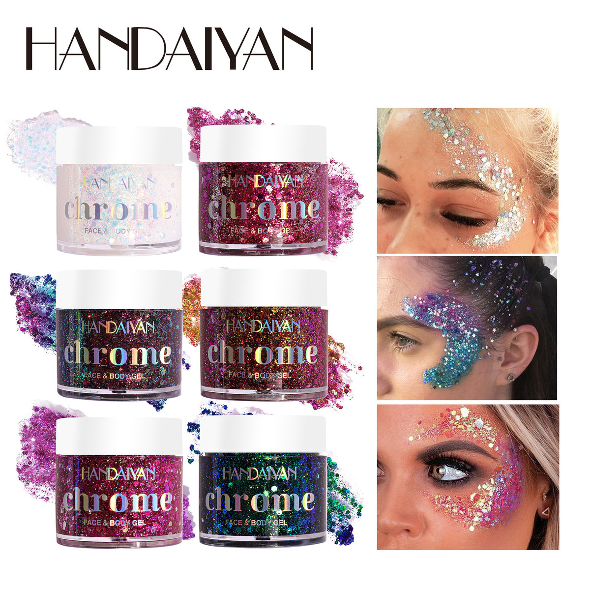 Chameleon Glitter Liquid Eye Shadow · Face & Body Makeup Color-Shifting Metallic