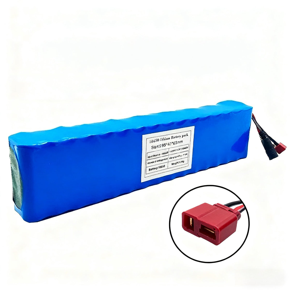 60V 10Ah 16S2P Li-ion Battery with BMS for Electric Bicycle Pack
