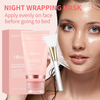75ml Collagen Night Peel-Off Mask - Deep Hydration & Moisturizing Care Makeup