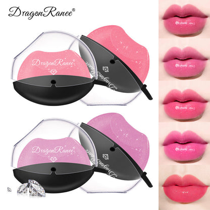 Lip-Shaped Color-Changing Lipstick - Pearl Shimmer & Long Lasting Easy to Color