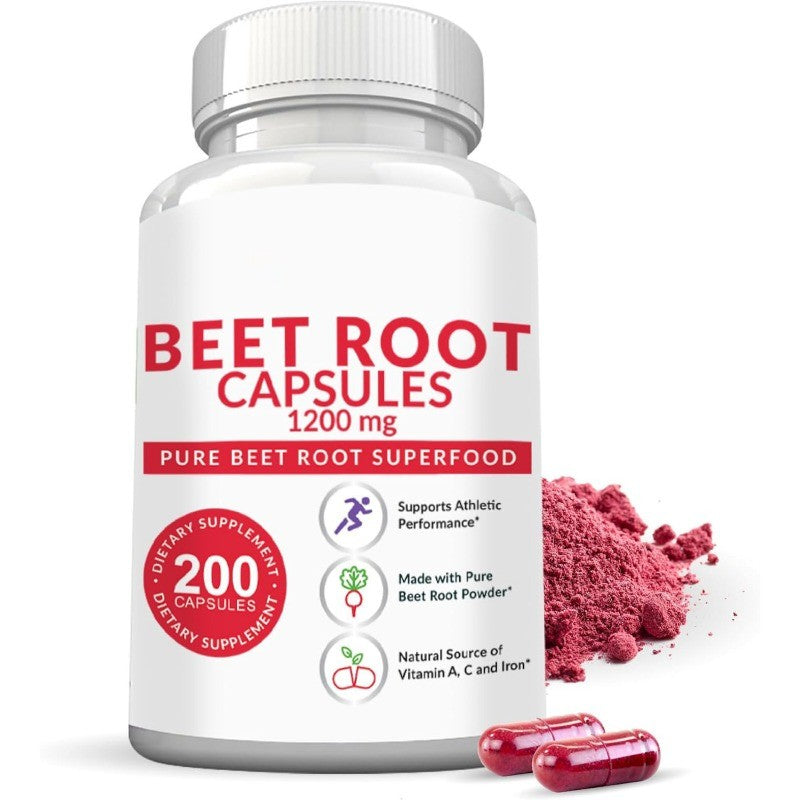 Beet Root Capsules Natural Energy Support and Healthy Circulation Maintenance