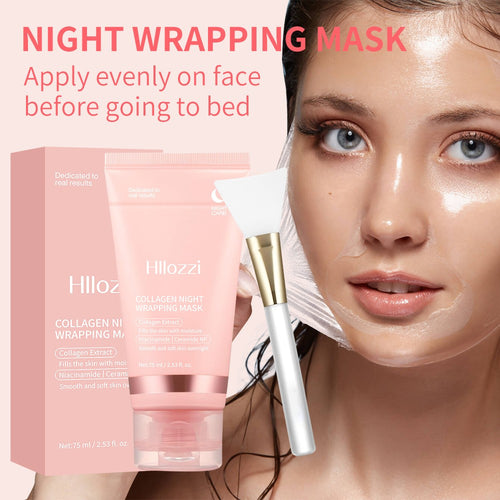 75ml Collagen Night Wrapping Mask Peel-Off Skin Mask Hydrating Moisturizing
