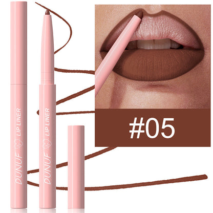 12 Colors Lip Liner Pencils - Velvet Matte Lipstick Beginner Friendly Waterproof