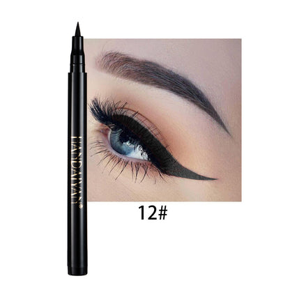 Colorful Eyeliner Eye Pencils - Ultra-Fine Tip, Waterproof, Smudge-Proof
