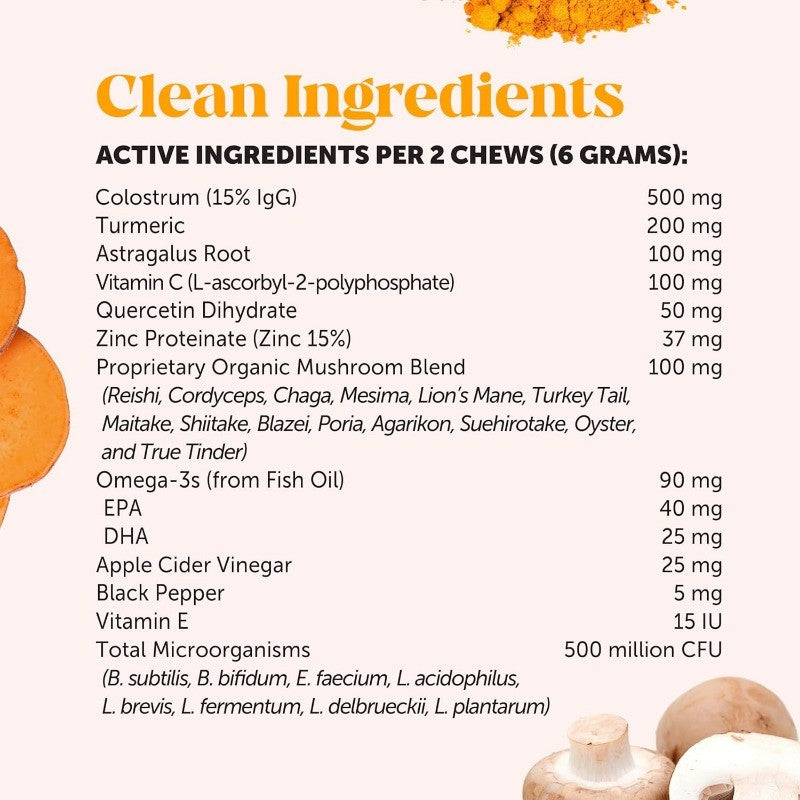 Dog Allergy & Itch Relief Supplement with Probiotics, for Skin & Paw Health