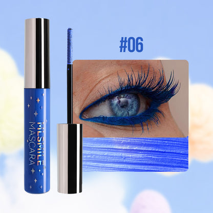 Colorful Glitter Mascara - Shimmer, Waterproof, Christmas & Cosplay Makeup