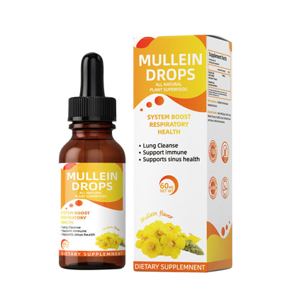Mullein Drops for Lung Support and Respiratory Health 60ml