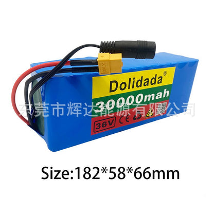 36V 30Ah 10S3P Rechargeable Li-ion Battery Pack with BMS for E-Scooter