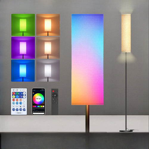 LED Floor Lamp High-end Bedroom Bedside Table Lamp RGB Bluetooth Dimming