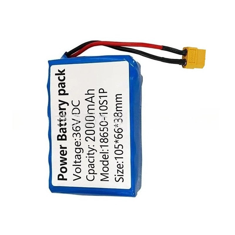 36V 2Ah 10S1P Li-ion Battery Pack with BMS for Electric Scooter E-bike