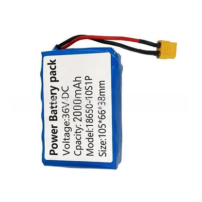 36V 2Ah 10S1P Li-ion Battery Pack with BMS for Electric Scooter E-bike