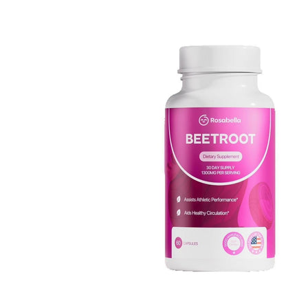 Beetroot Capsules Natural Nitrate for Blood Pressure and Circulation 60ct