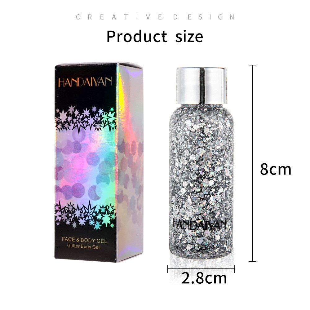 Liquid Glitter Eyeshadow Gel - Face & Body Sparkle, Longwear Shimmer Eye Shadow