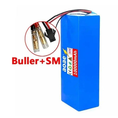 48V 100Ah 13S4P Li-ion Battery Pack for E-Scooter Mountain E-Bike