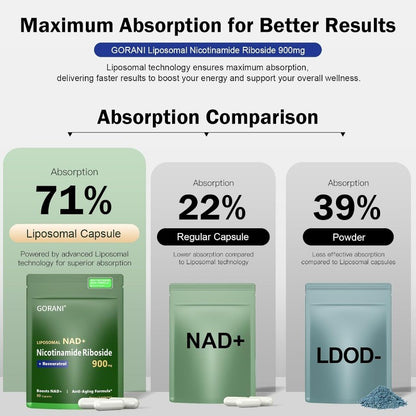 Nicotinamide Riboside with Resveratrol and Quercetin Cellular Health Support