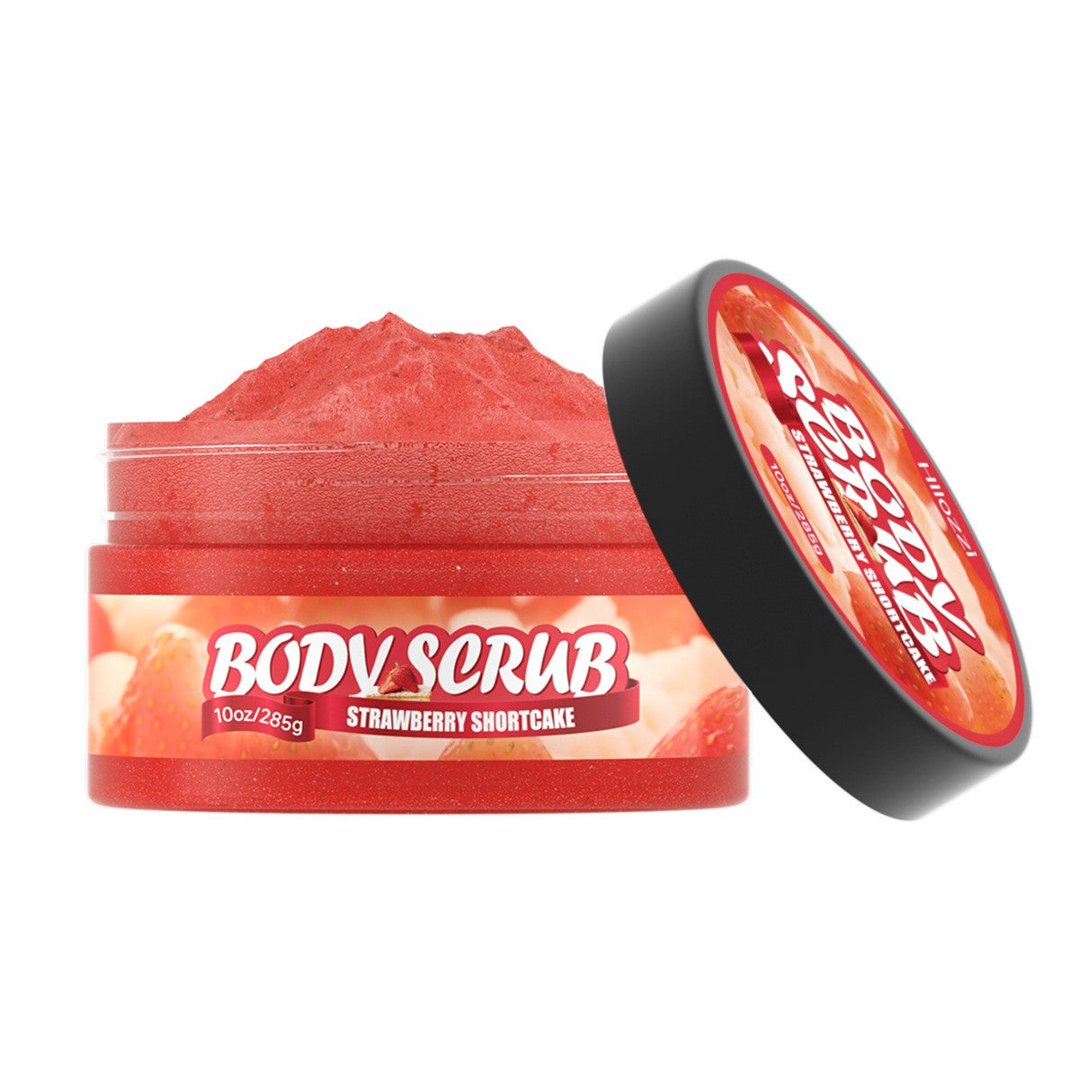 Strawberry Vanilla Body Scrub Exfoliators - Exfoliating KP Treatment Smooth Skin