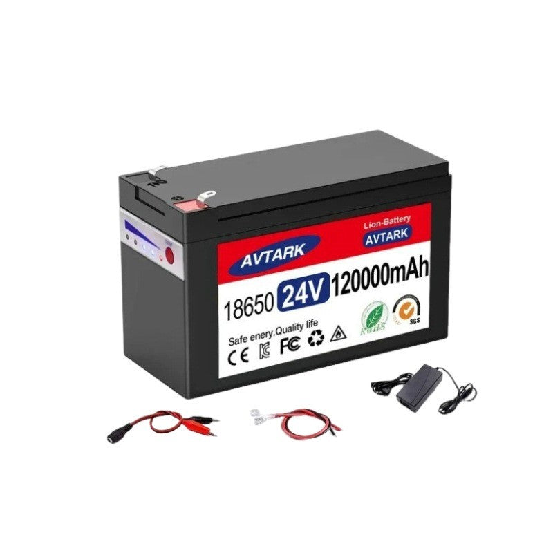 24V 120Ah Li-ion Battery for Solar Panel Charging Outdoor Camping