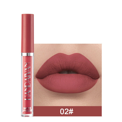 12pcs Matte Liquid Lipstick - Waterproof Transfer-Proof Long-Lasting Lip Glaze