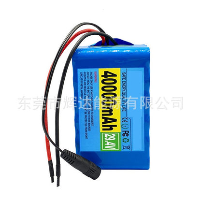 24V 40Ah 7S3P Rechargeable Li-ion Battery Pack with BMS for E-Bike Scooter