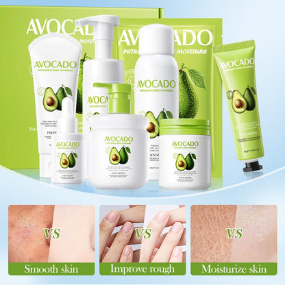 Avocado & Vaseline Moisturizing Skin Care Set Nourishing Makeup for Women Cream