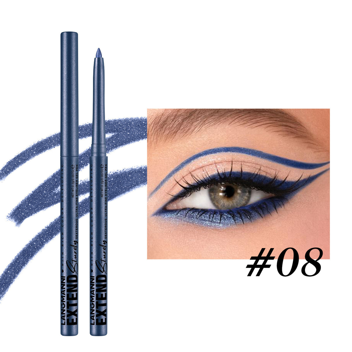 12 Color Twist-Up Gel Eyeliner Pencil Smooth Long Lasting Single Eye Liner Pen