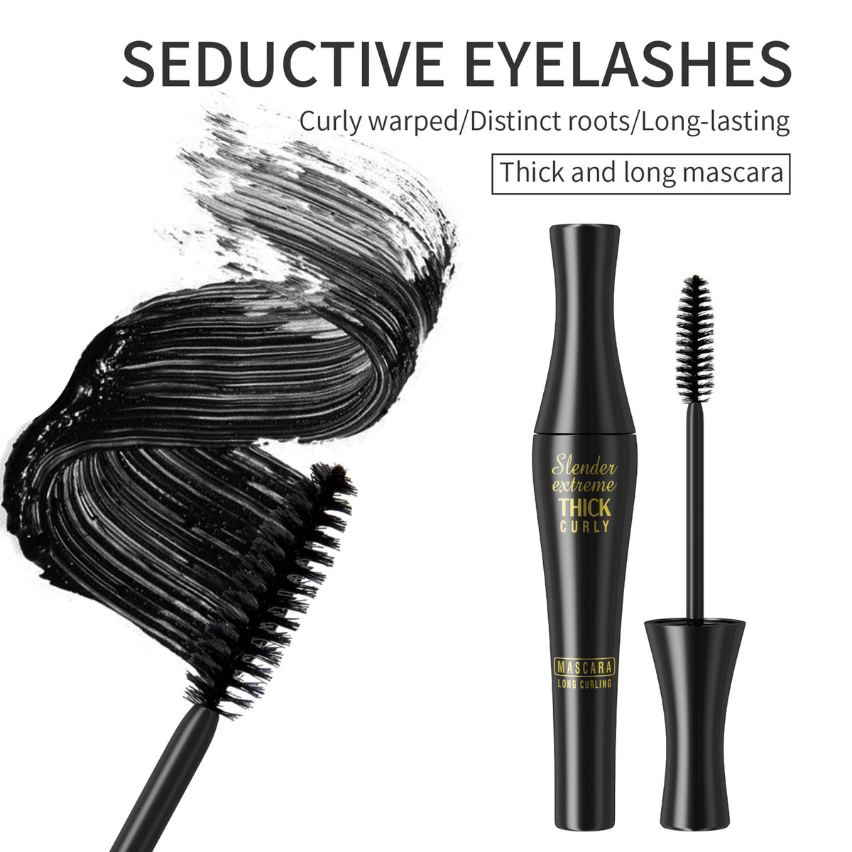 Mascara Eyelash Primer Eyelash Primer Volumizing Curling Waterproof Long Lasting