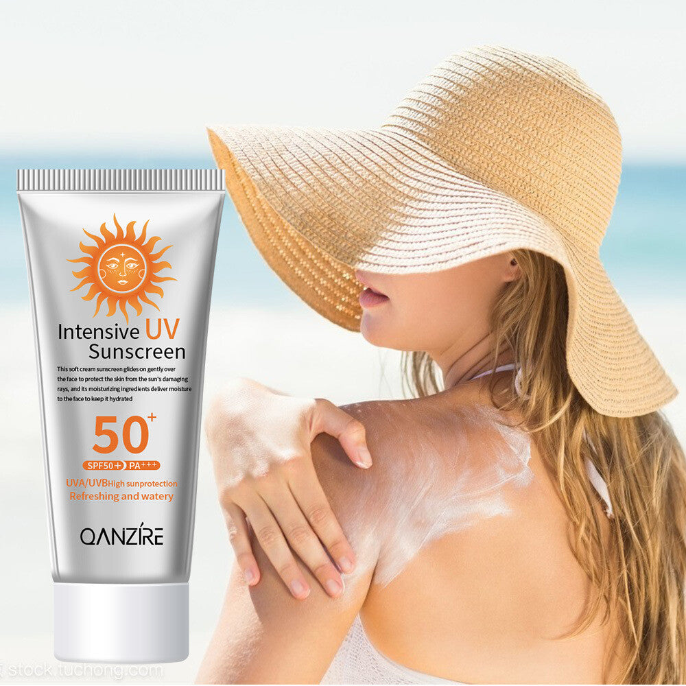 QANZIRE UV Sun Protection Sunscreen Skincare Milk SPF50+ PA+++ 1.8oz