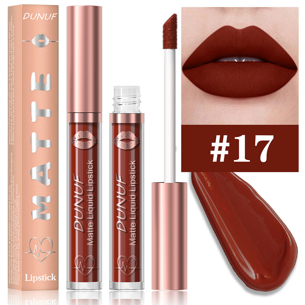 💄 18 Colors Matte Liquid Lipstick Waterproof Long Lasting Lip Gloss Oil