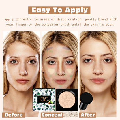 Mushroom Cushion BB Tinted Moisturizer - Waterproof Hydration Transfer-Resistant