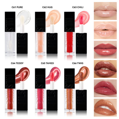 6 Colors Lip Gloss Set Mirror Glossy Hydrating Shiny Lip Oil Lip Balm Waterproof