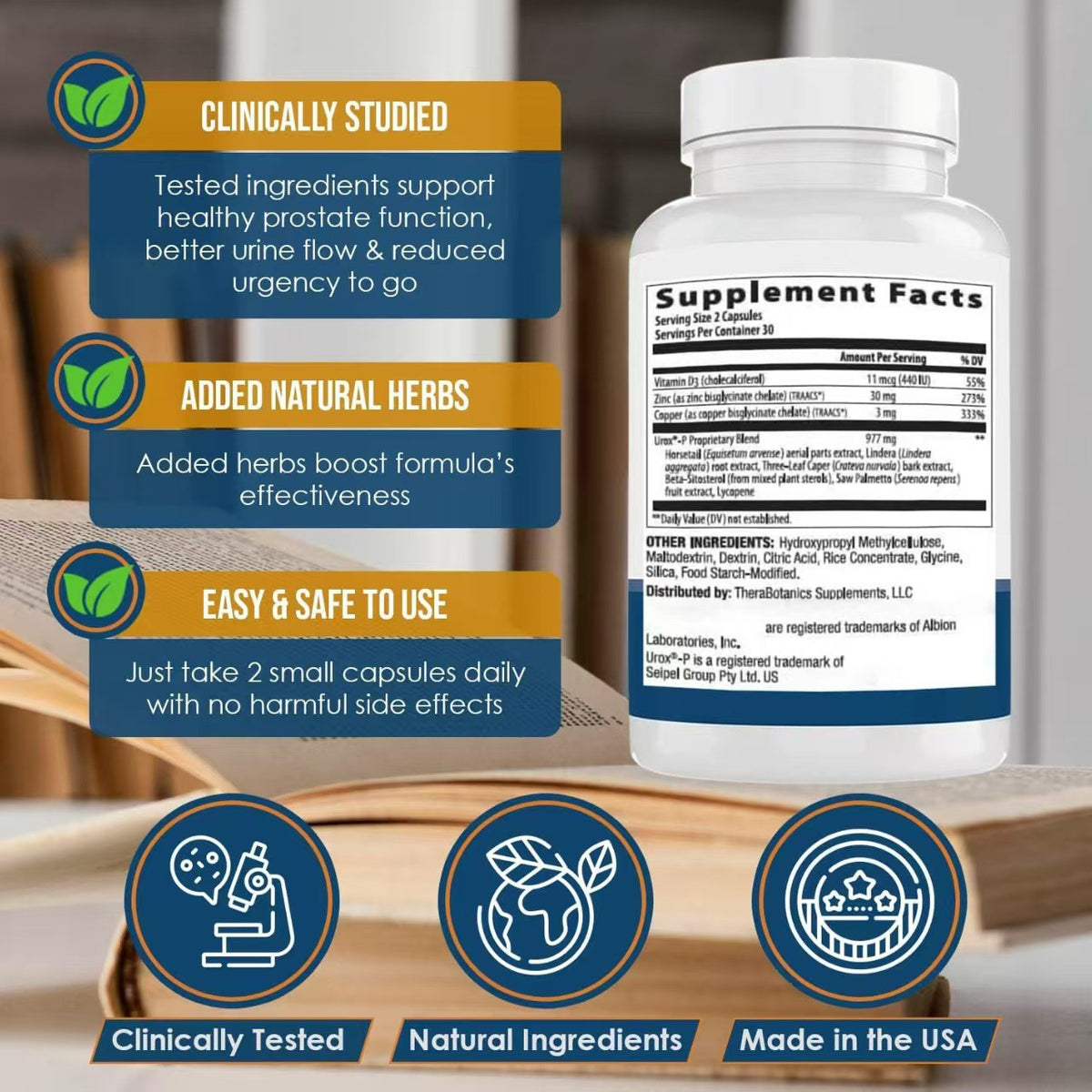 Prostate Bladder Health Formula 60 Capsules for Men