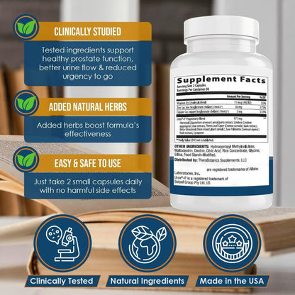 Prostate Bladder Health Formula 60 Capsules for Men