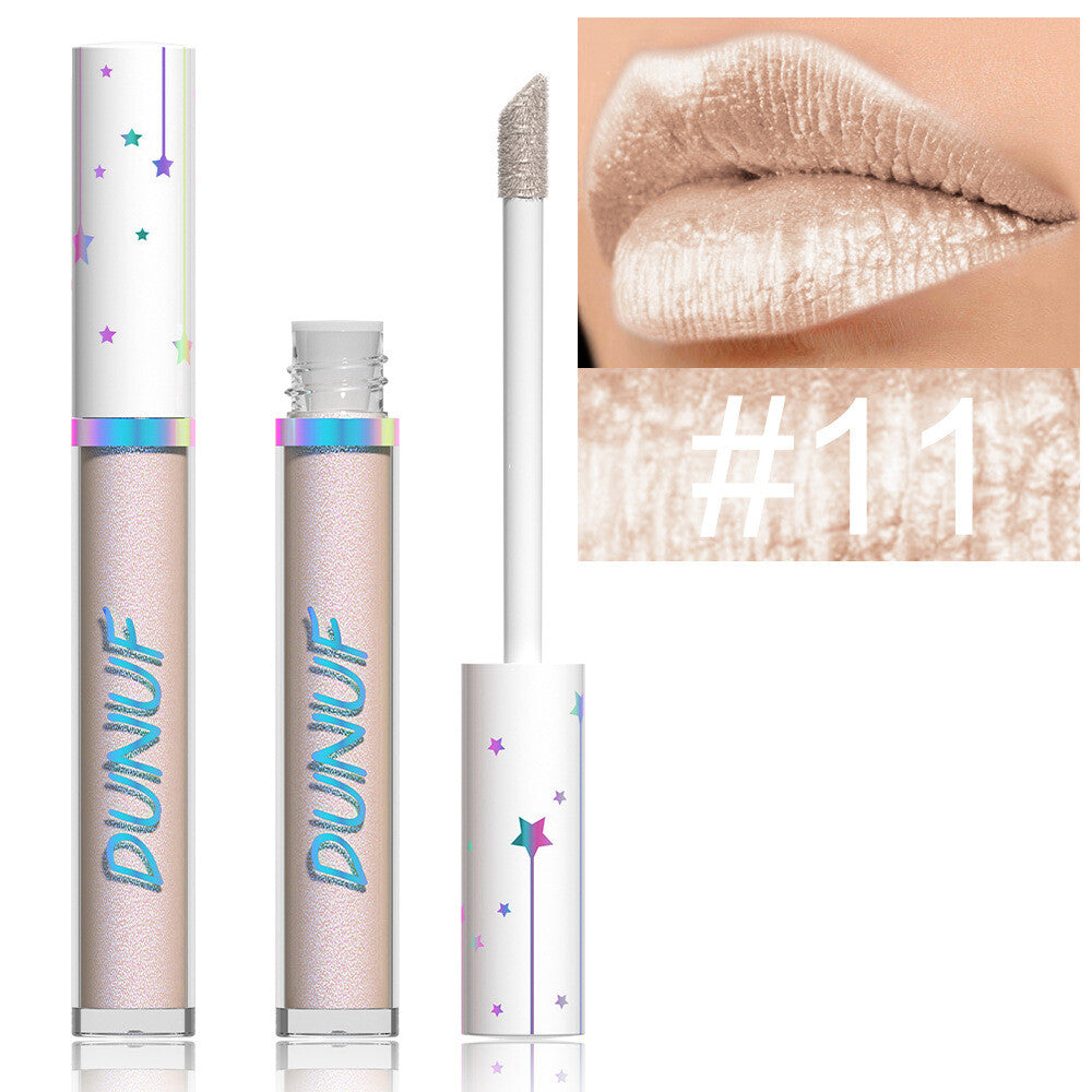 12 Color Shimmer Liquid Lipstick Long Lasting Waterproof Glossy Finish Lip Gloss