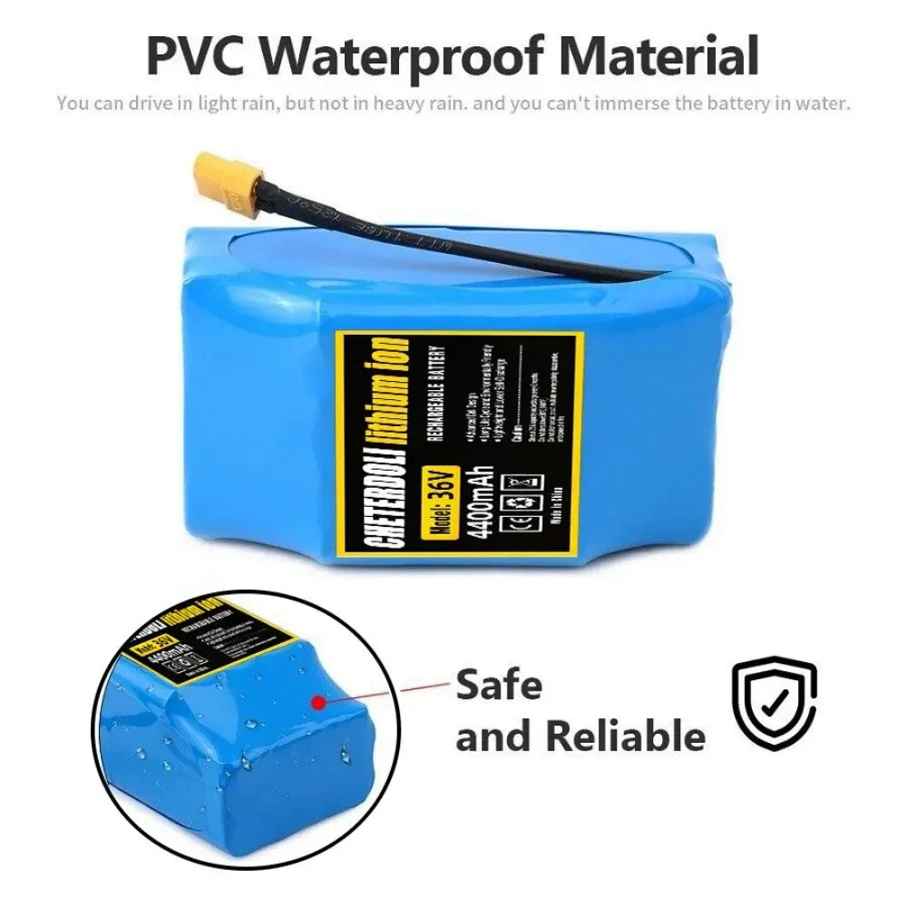 High-quality 36V 4400mAh 10S2P Li-ion Battery for Scooter/Unicycle