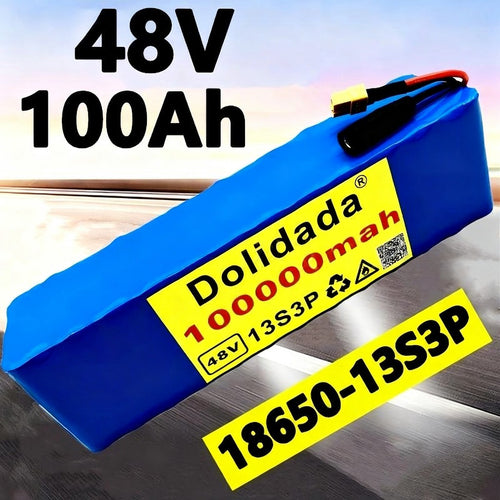 48V 100Ah 13S3P Li-ion Battery Pack for Electric Bicycle High Capacity